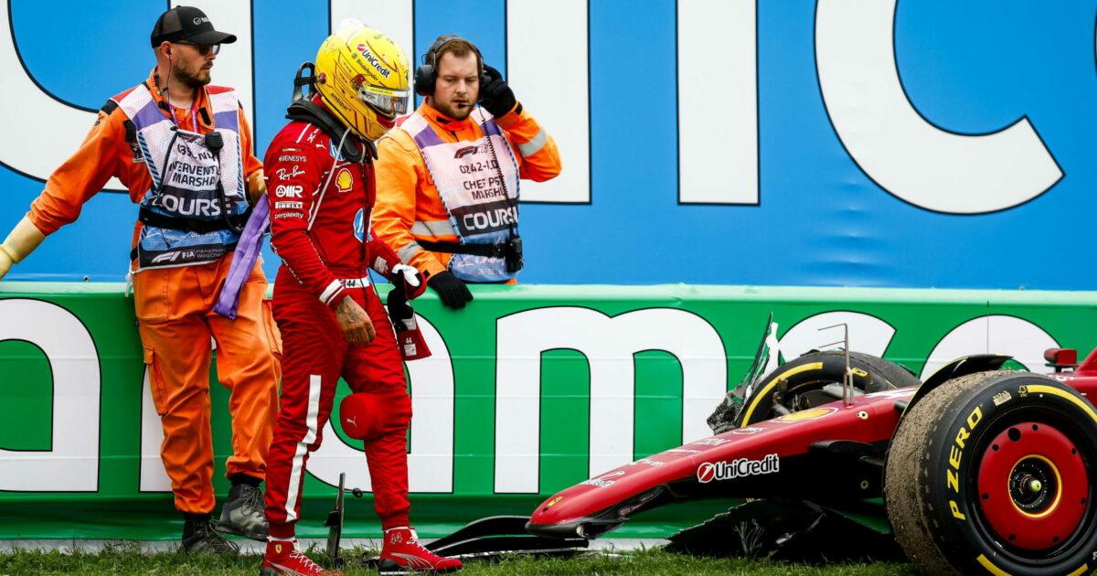 Hamilton punito a Monza: fissato per la Ferrari