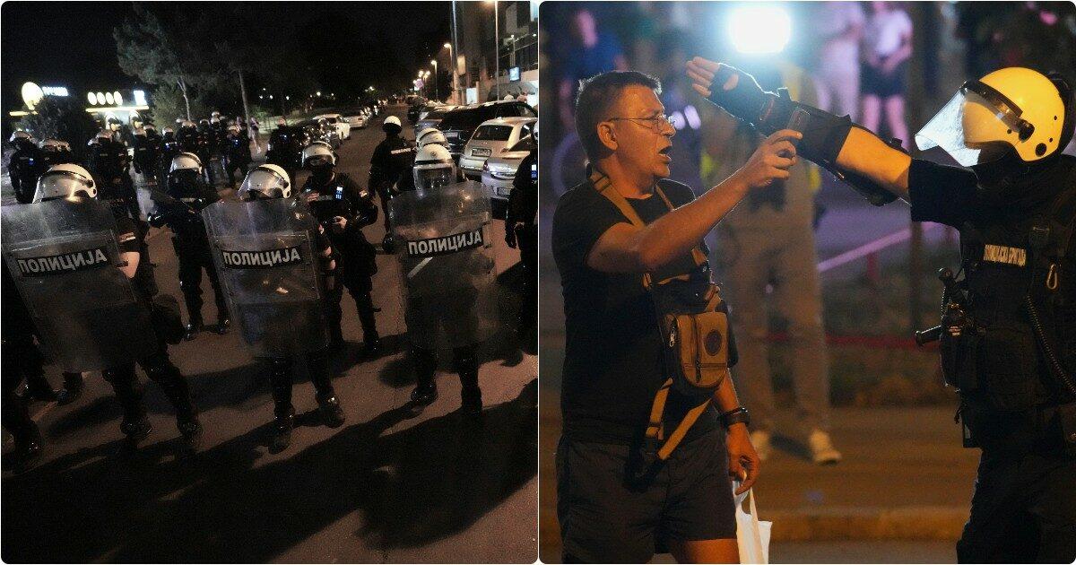 Proteste in Serbia: 18 persone sono state arrestate dopo la collisione a Belgrad...